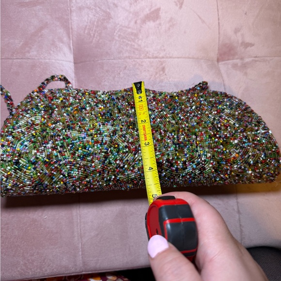 Multicolor Beaded Clutch Super Cute! - Picture 9 of 11